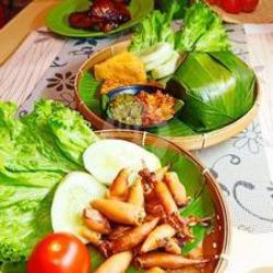 Nasi Timbel Cumi Asin