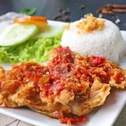 Nasi   Telur Dadar Sambel Penyet