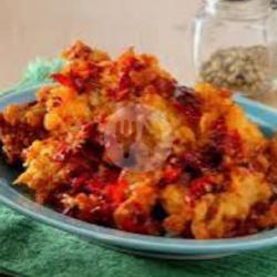 1 Porsi Balado Crispy Kulit Ayam
