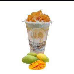 (tanpa Topping Buah Mangga) Mango Thai Smoothies