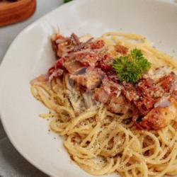 Pasta Sambal Matah With Chicken Breast