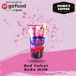 Red Valvet Boba Milk