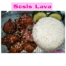 Nasi Sosis Lava