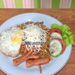 Mie Goreng Keju Telur Sosis