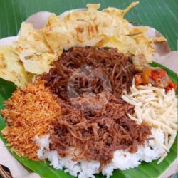 Nasi Empal Suwir Paru