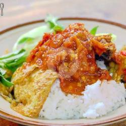 Nasi Telur Dadar Sambal Korek (jotos)