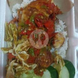 Nasi Ayam Penyet  Kol Goreng  Es Teh