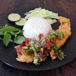 Ikan Dori Tepung   Nasi