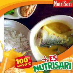 Nasi Patin Gulai Tempoyak   Es Nutrisari