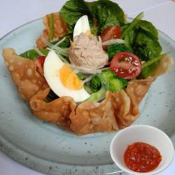 Tunamayo Taco Salad (caesar Dressing）