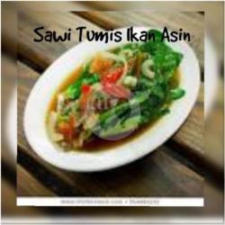 Sawi Tumis Ikan Asin   Krupuk Fish Steak