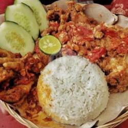 Nasi Ceker Geprek