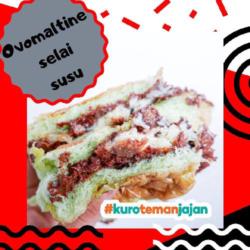 Roti Kuro Kukus/bakar Ovomaltine Selai Susu