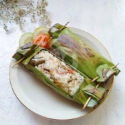 Nasi Bakar Ikan Teri