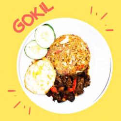 Nasgor Ayam Kecap Telur