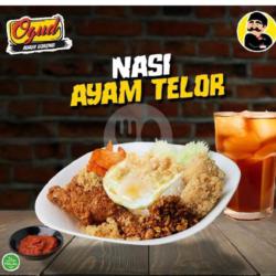 Nasi Ayam Telor Komplit