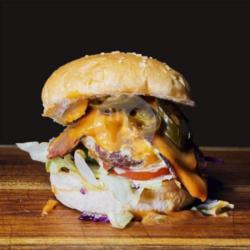 Jalapeno Cheese Pastrami Burger