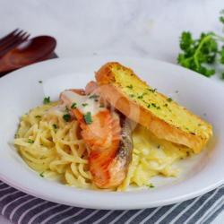 Spaghetti Salmon Cream