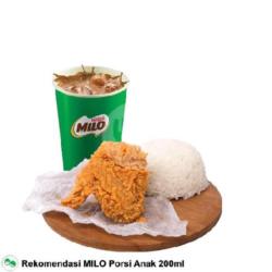 Nasi   Ayam Krispy Jumbo   Milo