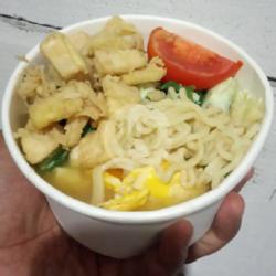 Paket Indomie Kuah Topping Ayam Crispy
