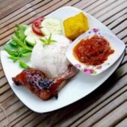 Nasi Ayam Bakar Paha Manis