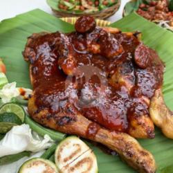 Nasi Ayam Plecing Madu (bakar/goreng)