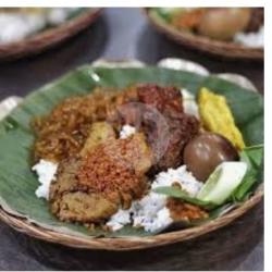 Nasi Campur Telur Cit