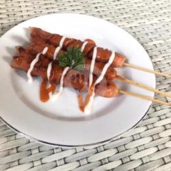 Sate Sosis Bakar Sauce Bbq