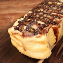 Roti Bakar Dark Coklat   Selai Kacang