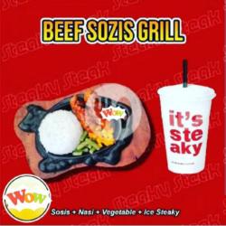 Paket Sosis Grill Beef Steak Saus Bbq