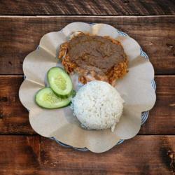 Paket Ayam Geprek Saus Rendang