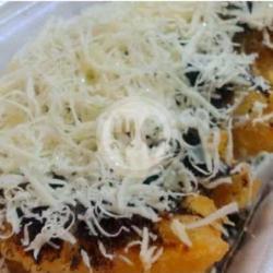 Pisang Krispy Cokelat Keju