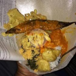 Nasi Boranan Panggangan Ikan Sili Goreng