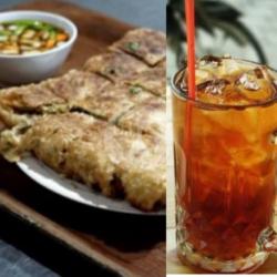 Martabak Telur Daging  Es Teh Manis