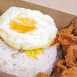 Rice Box Kulit Ayam Crispy