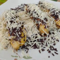 Pisang Tanduk Panggang Coklat Keju Susu