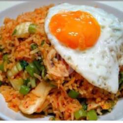 Paket 4, Nasi Goreng Tdk Pedas   Telur Dadar   Sosis 1 Cup Air Mineral