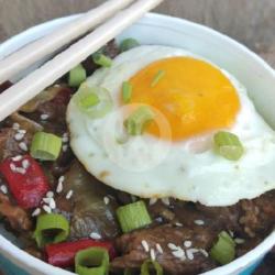 Rice Bowl Beef Saus Yakiniku   Telur Ceplok