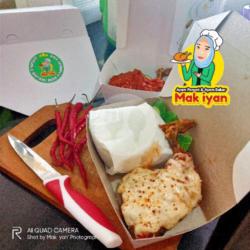 Ayam Goreng Penyet Mozarella   Nasi