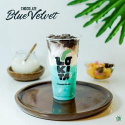 Chocolate Blue Velvet Boba