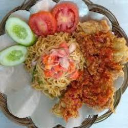 Mie Sambal Geprek   Telur Tanpa Nasi