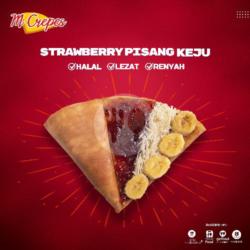 Crepes Strawberry Pisang Keju