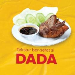 1 Potong Dada Ayam Negeri Panggang