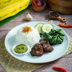 Nasi Empal   Bakso   Tempe   Telor