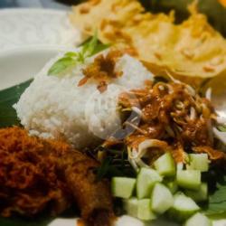 Nasi Pecel Sayur  Ayam Tulang Lunak