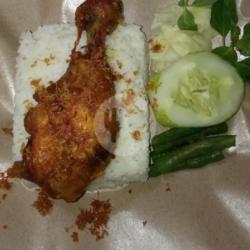 Ayam Gepok Potong   Nasi