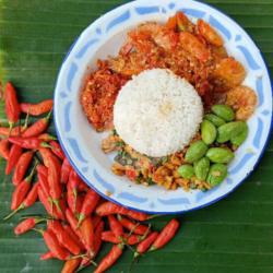 Nasi Sambel Udang Pete