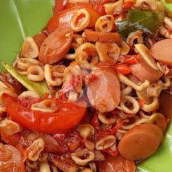 Cumi Udang Asam Manis