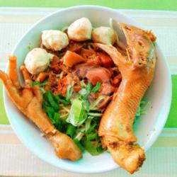 Mie Ayam Jamur Bakso Kepala Ceker