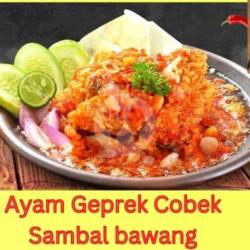 Ayam Geprek Cobek Sambal Bawang